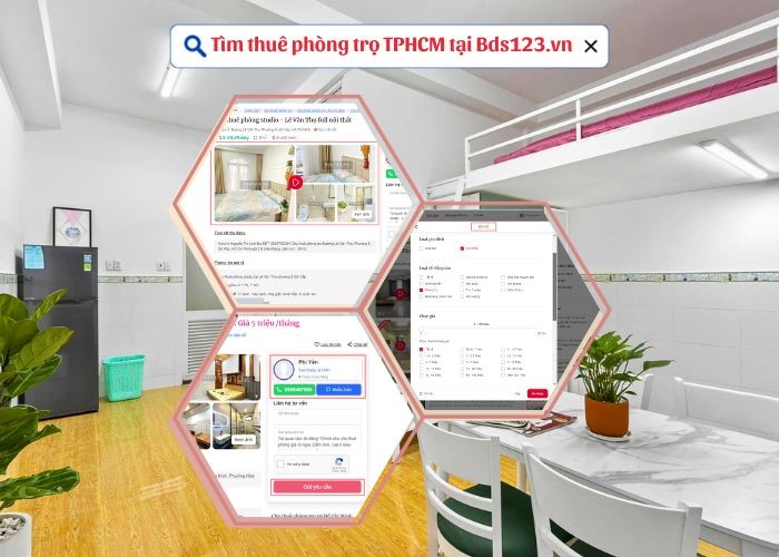 Bds123.vn: Trang web uy tín trong việc tìm thuê phòng trọ TPHCM