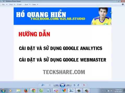 Hướng dẫn cài đặt Google Analytics và Webmaster Tools (Tự … | Flickr