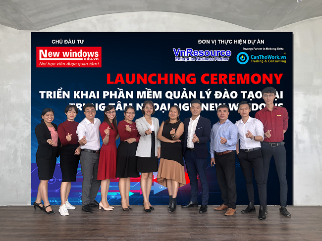 Trung tâm Ngoại ngữ New Windows (Cần Thơ) thực hiện số hóa hệ ...