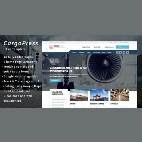 CargoPress – Logistic, Warehouse & Transport WP – Thiết kế website ...