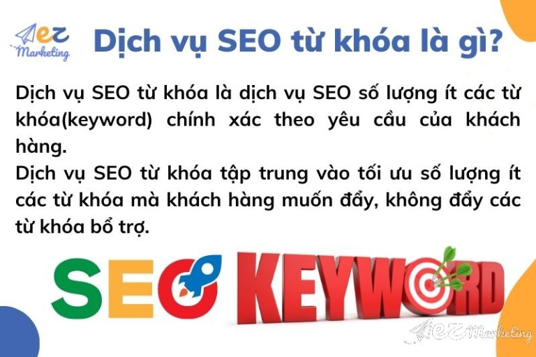 Dịch vụ SEO từ khóa Google trọn gói giá rẻ - EZ Marketing
