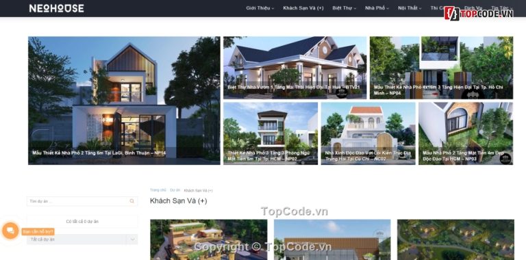 Đồ án code web kiến trúc thiết kế