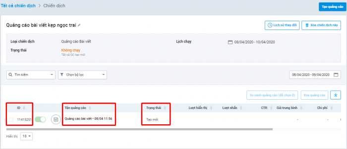 Zalo Ads : Ý nghĩa các thông số của quảng cáo - Zalo Ads