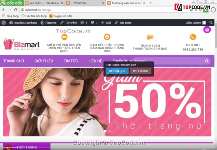 Mã nguồn Website thương mại điện tử online