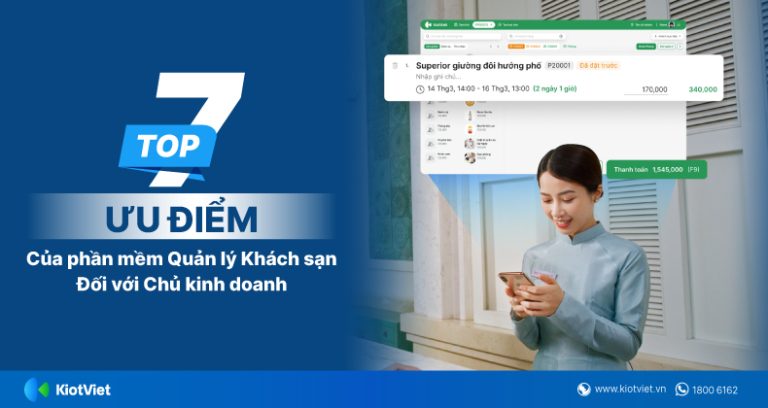 Top 7 ưu điểm phần mềm quản lý khách sạn với chủ kinh doanh