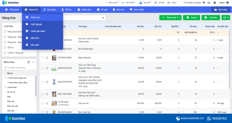Phần mềm quản lý kho online ĐƠN GIẢN, DỄ DÙNG nhất 2022