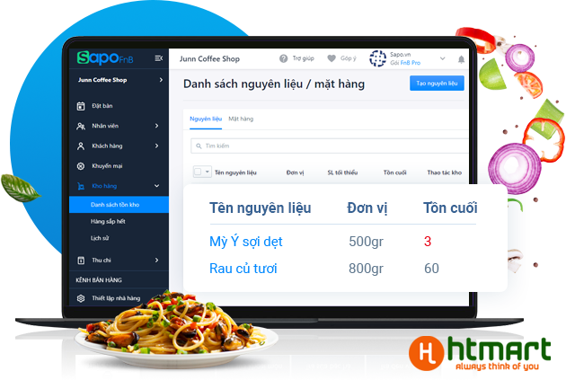 Phần mềm quản lý Nhà hàng, Quán ăn - Sapo FnB