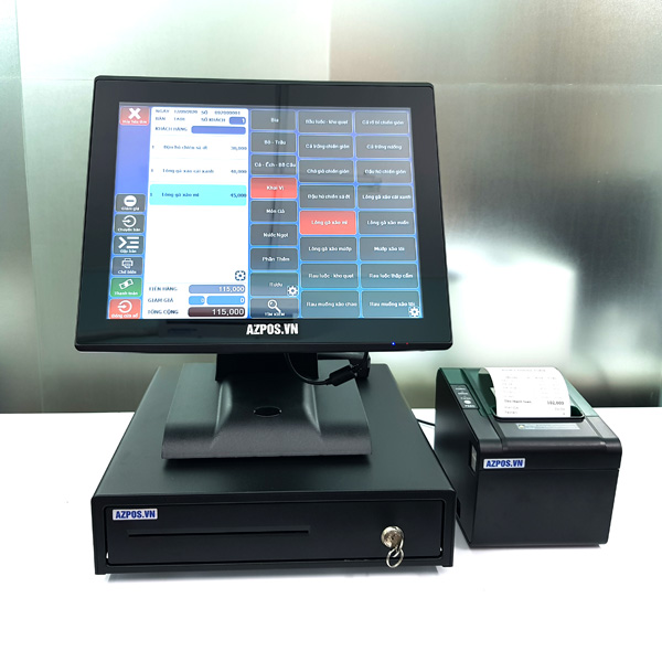 Hệ Thống Máy Tính Tiền Pos Cảm Ứng Cho Quán Cafe Nhà Hàng Quán Ăn ...