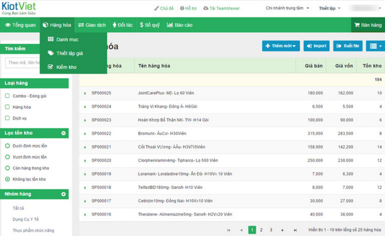 10 phần mềm quản lý hàng tồn kho hiệu quả 2023 - Salework