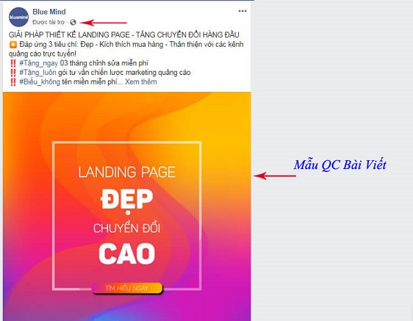 Các hình thức quảng cáo Facebook 【MỚI NHẤT】