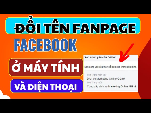 ✓Cách Thay đổi tên Fanpage Facebook mới nhất năm 2024 trên Máy ...