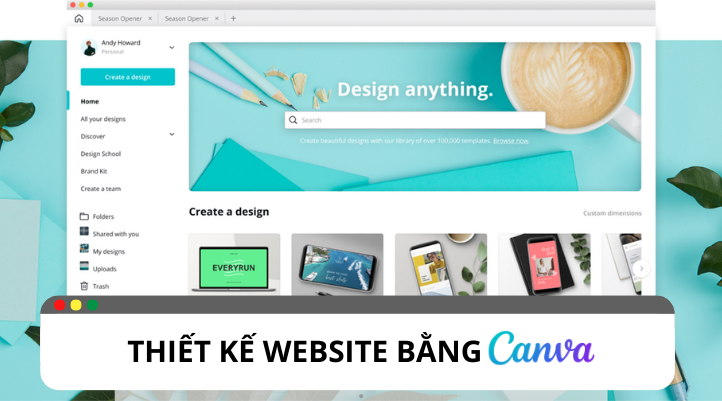 Hướng dẫn thiết kế website bằng Canva | Adsplus.vn
