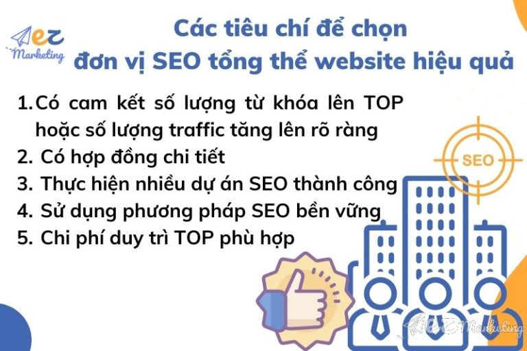 Dịch vụ SEO tổng thể website với giá chỉ từ 6 triệu mỗi tháng - EZ ...