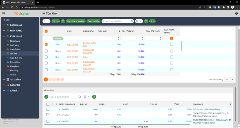 Phần mềm quản lý kho - bán hàng IMS | GIẢI PHÁP PHẦN MỀM CHUYỂN ...