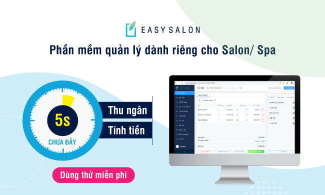 Ưu điểm khi dùng phần mềm quản lý Salon/Spa online trên điện thoại