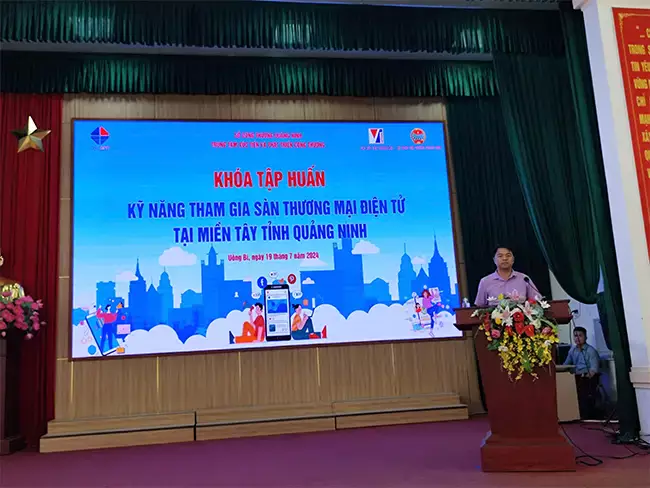 Khai mạc lớp tập huấn “Kỹ năng tham gia sàn thương mại điện tử cho ...