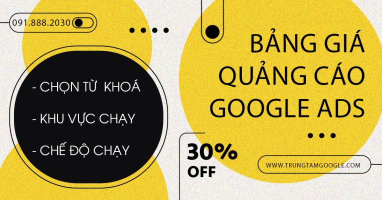 Bảng Giá Quảng Cáo Google Ads Tìm Kiếm (Google Search)