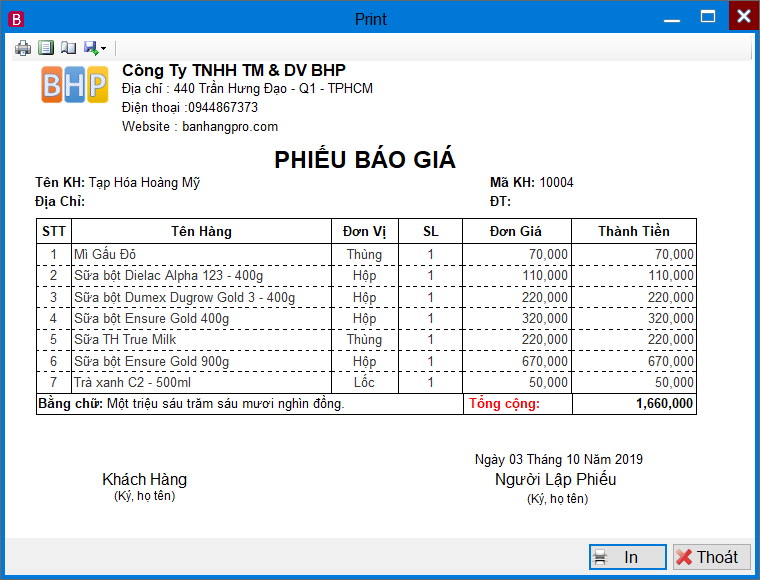 Phần Mềm Quản Lý Bán Hàng và Công Nợ – BanHangPro.com