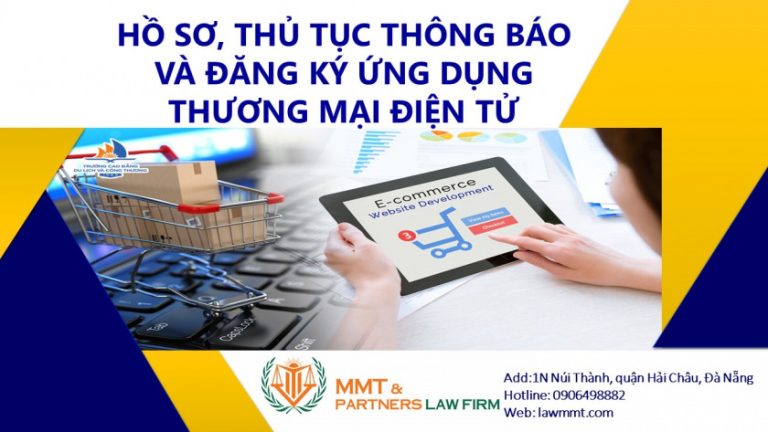 Hồ sơ, thủ tục Thông báo, Đăng ký Ứng dụng Thương mại điện tử