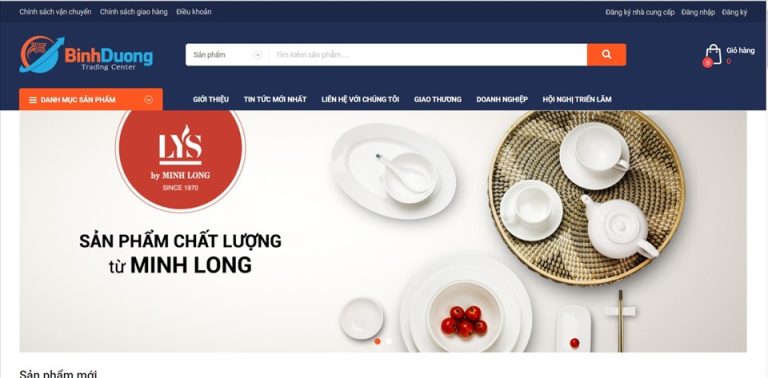 Đưa vào vận hành Sàn thương mại điện tử Bình Dương
