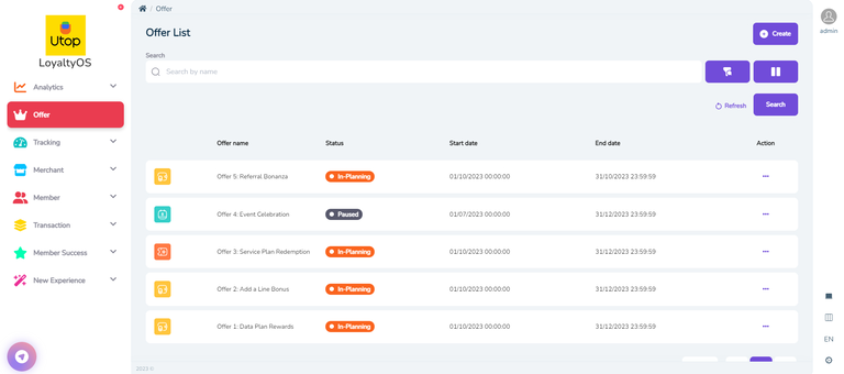 Utop Engagement platform