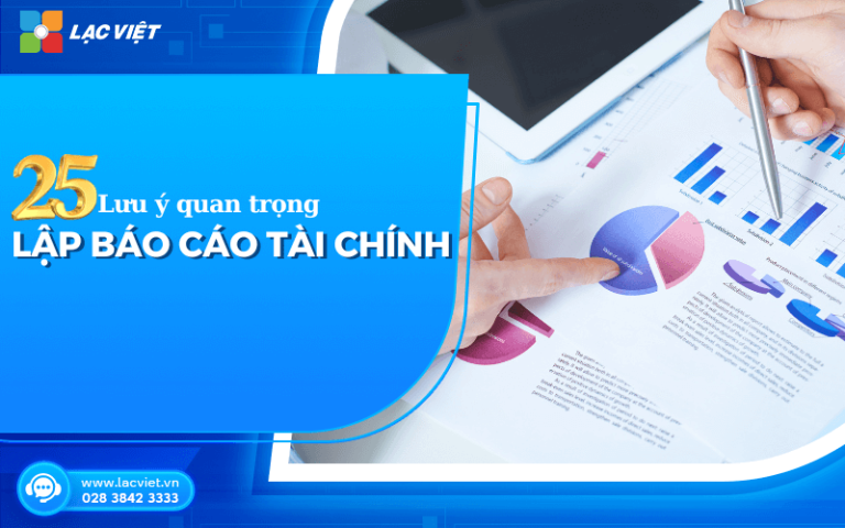 25 Lưu ý quan trọng lập báo cáo tài chính, quyết toán thuế năm 2024