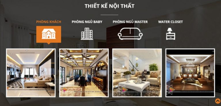 Thiết kế website nội thất đẹp chuyên nghiệp và chuẩn SEO