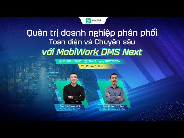 WEBINAR] Quản trị Doanh nghiệp phân phối Toàn diện và Chuyên sâu ...