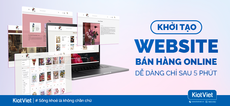 Tạo Website bán hàng Online dễ dàng chỉ sau 5 phút
