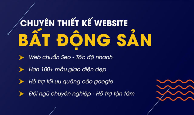 Thiết Kế Website Bất Động Sản Chuyên Nghiệp, Uy Tín