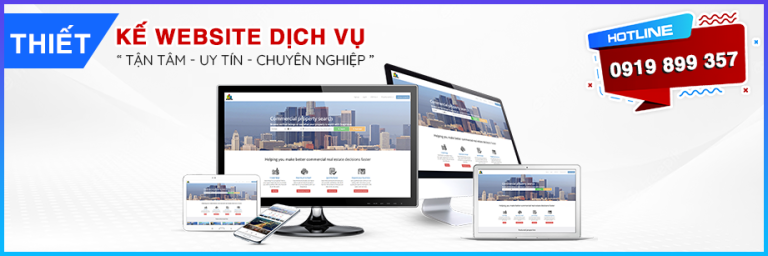 Thiết kế website dịch vụ