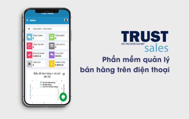 Top 3 phần mềm quản lý bán hàng trên điện thoại tốt nhất - TrustSales