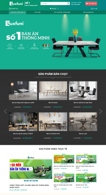 Hơn 500+ giao diện website đẹp đa dạng ngành nghề - Thiết kế Web Rẻ
